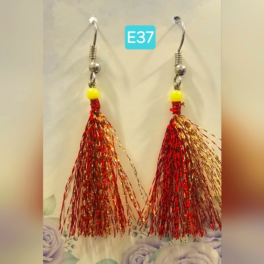 Fly fishing earrings